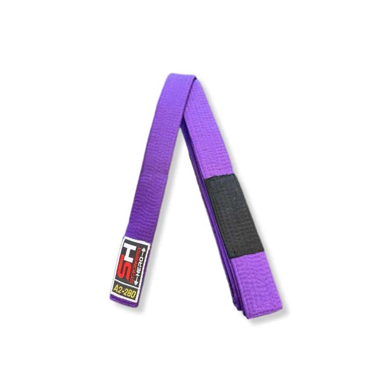 Ceinture de jiu jitsu bresilien violet SH