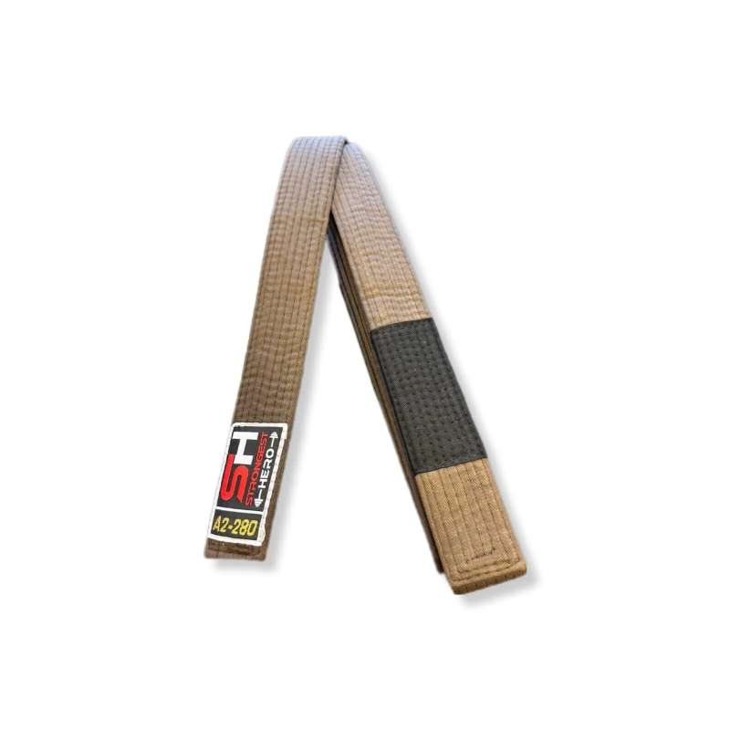 Ceinture BJJ marron strongest hero