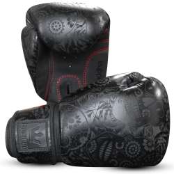 Gants de boxe Buddha mexican noir mat 1