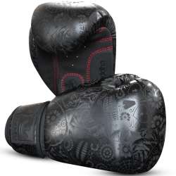 Gants de boxe Buddha mexican noir mat 4