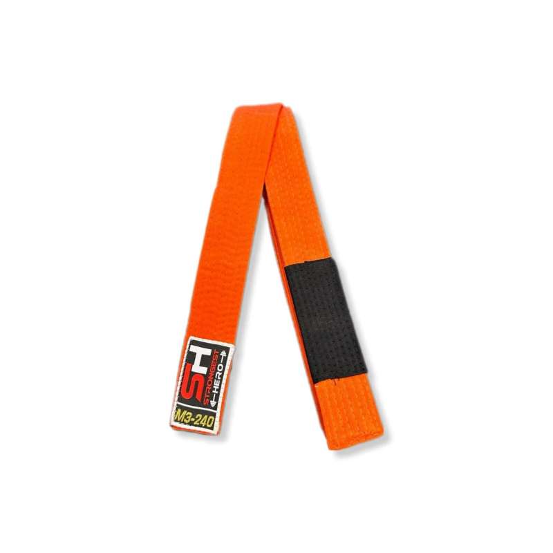 Ceinture BJJ orange pour enfants Strongest Hero