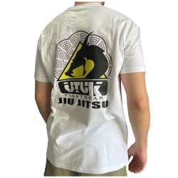 T-shirt blanc Utuk Fightwear jiu jitsu