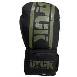 Gants de muay thai Utuk vert militaire noir 1