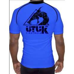 Rashguard grappling Utuk bleu noir 1