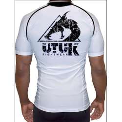 Utuk Fightwear MMA Lycra noir blanc 1