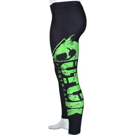 BJJ Utuk Fightwear Leggings BJJ noir vert