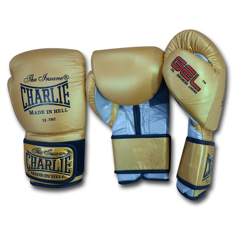 Gants de boxe Charlie Gel Metallic Or