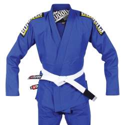 Kimono BJJ infinity Buddha bleu royal + ceinture blanche 4