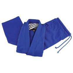 Kimono BJJ infinity Buddha bleu royal + ceinture blanche 6