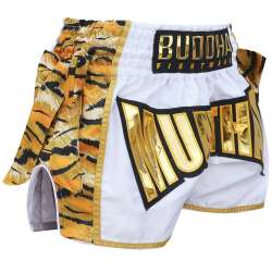 Short muay thai traditionnel Buddha tigre 1