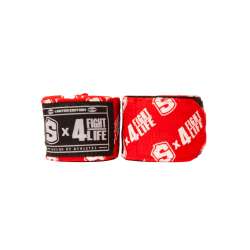 Bandages de boxe Shark F4L rouge 5 mètres 2