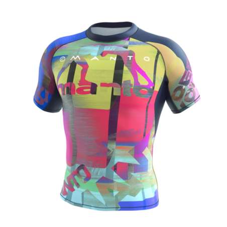 Rashguard MMA Manto néon abstrait