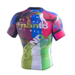 Rashguard MMA Manto néon abstrait 1