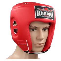 Casque de kick boxing Buddha thailand rouge 1