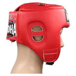 Casque de kick boxing Buddha thailand rouge 2