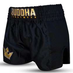 Pantalon Buddha premium muay thai noir 1