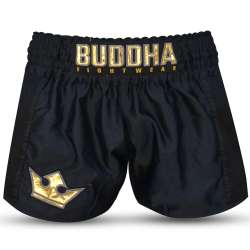 Pantalon Buddha premium muay thai noir 4