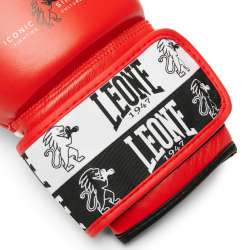 Gants de Muay Thai Leone Iconic Rouge
 4