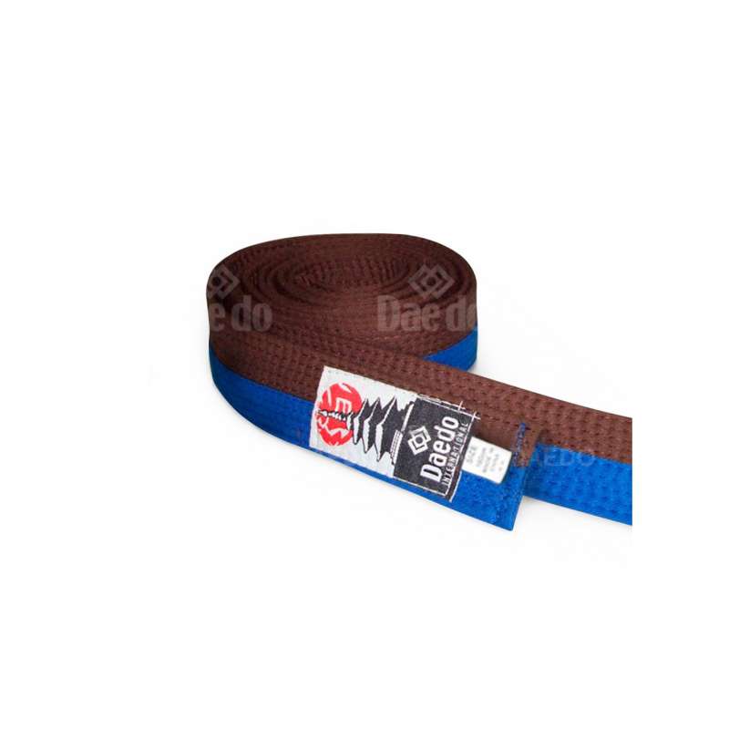 Ceinture de judo Daedo bleu marron