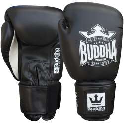 Gants de boxe Buddha couleurs supérieures noir