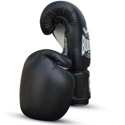 Gants de boxe Buddha couleurs supérieures noir 3