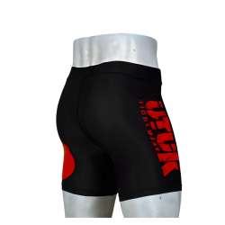 Short en Lycra Noir et Rouge Utuk Fightwear 1