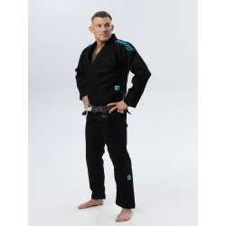 Kimono BJJ Manto X5 turquoise noir 3