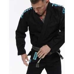 Kimono BJJ Manto X5 turquoise noir 4