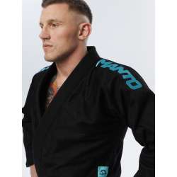 Kimono BJJ Manto X5 turquoise noir 5