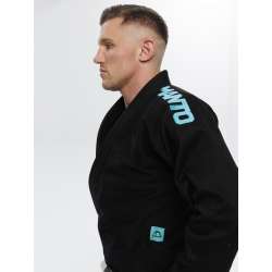 Kimono BJJ Manto X5 turquoise noir 6