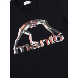 T-shirt Manto métal noir 4