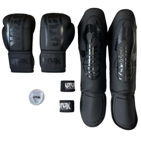 Pack de Muay Thai Utuk Hunter Noir Noir