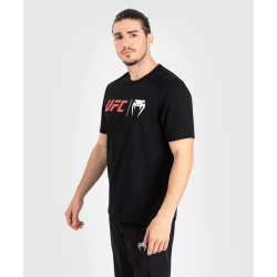 T-shirt classique UFC Venum noir rouge 1