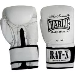 Gants de boxe Charlie Bat-X blanc