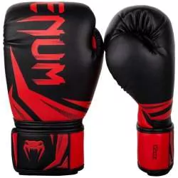 Gants kick boxing Venum challenger 3.0 noir/rouge