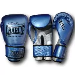 Gants de boxe Charlie metallic (blue)