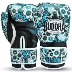 Gants boxe Buddha mexican (bleue)