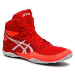 Chaussures boxe Asics matflex6 rouge/blanc