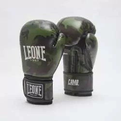 Gants kickboxing Leone camo (green)