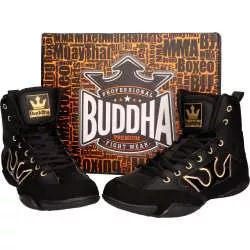Bottes de boxe Buddha epic (noir mat)