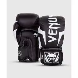 Gants de boxe Venum Elite noir blanc (1)