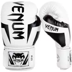 Gants de boxe Venum Elite blanc noir (1)