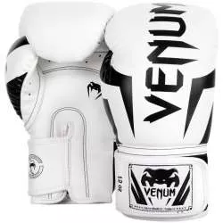 Gants de boxe Venum Elite blanc noir