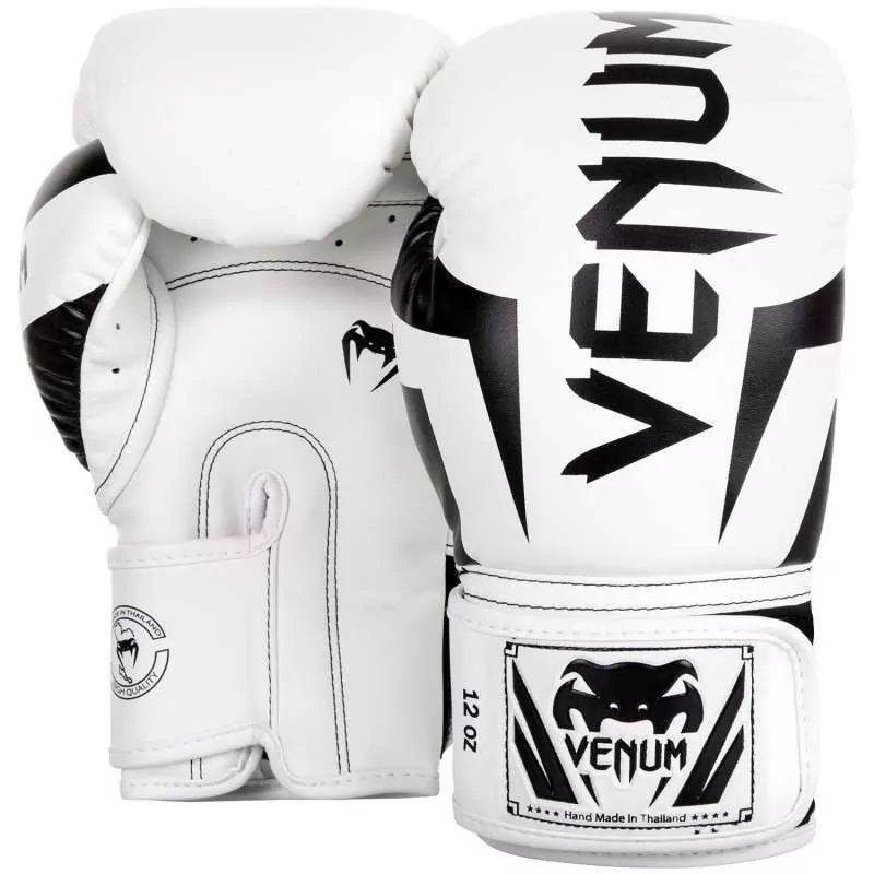 Gants de boxe Venum Elite blanc noir