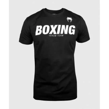 T-shirt Venum boxing noir blanc