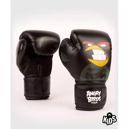 Gants boxe enfants Venum angry birds (noir)