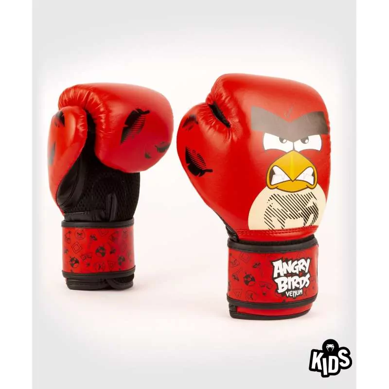 Gants muay thai Venum enfants angry birds (rouge)