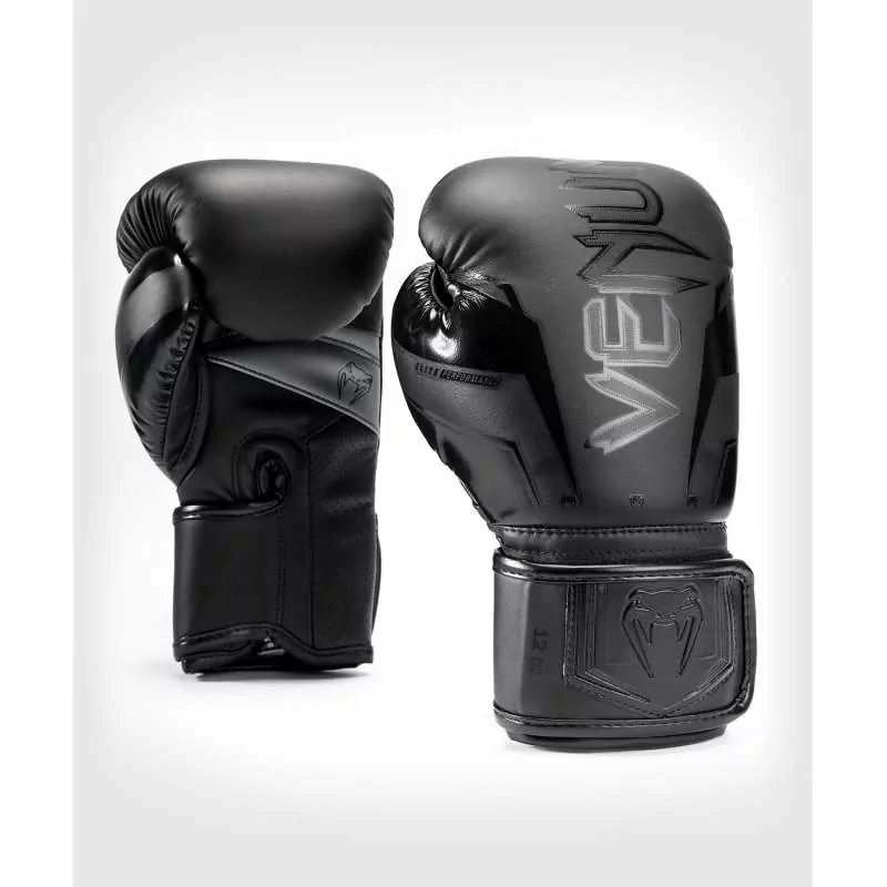 Gants muay thai Venum elite evo (noir/noir)