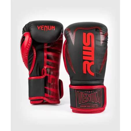 Gants muay thai Venum RWS (noir/rouge)