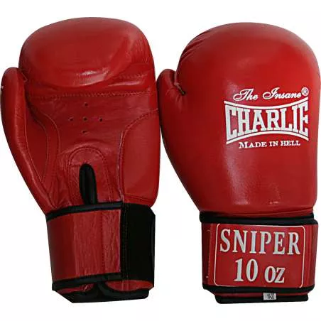 Gants de boxe Charlie sniper amateur (rouge)